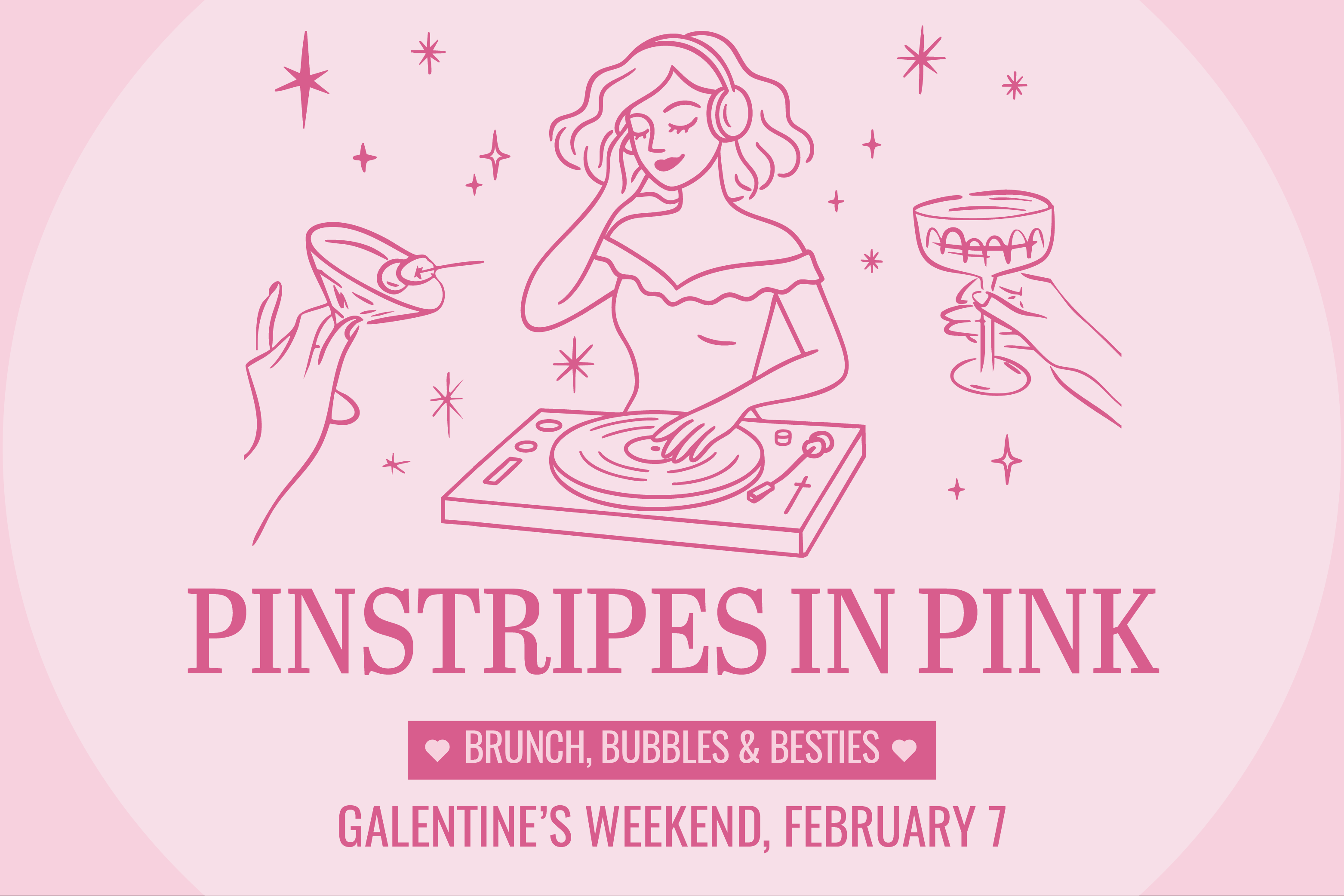 Pinstripes in Pink event