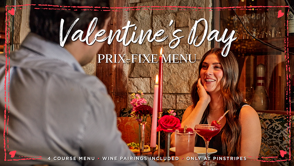 Valentine's prix fixe menu